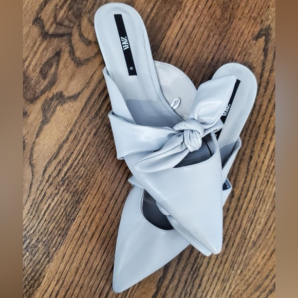 Zara Mules with Bow - Picture 4 of 5
